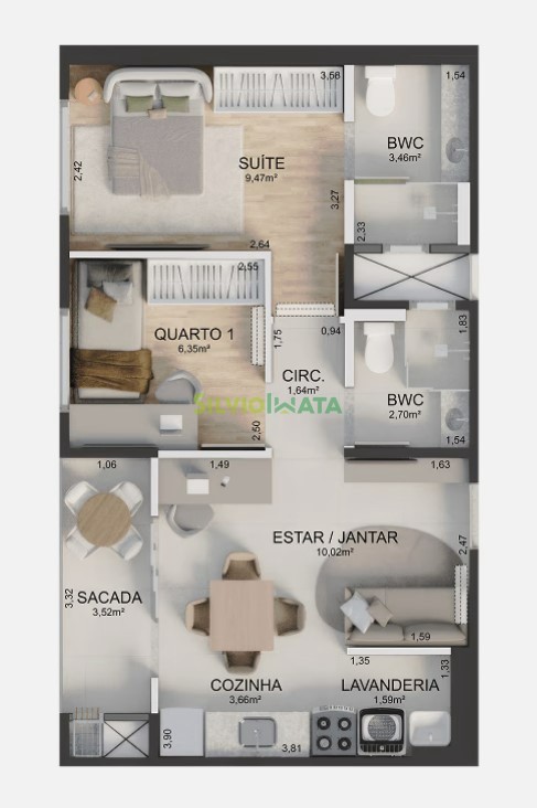 Apartamento à venda em Jardim Guaporé, Maringá — Portal Chave Fácil